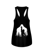 Bigfoot middle finger style - Back side Ladies Flowy Tank thumbnail