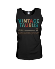 Vintage Taurus Unisex Tank thumbnail