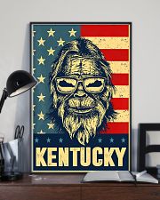 Bigfoot american flag - Kentucky 24x36 Poster lifestyle-poster-2
