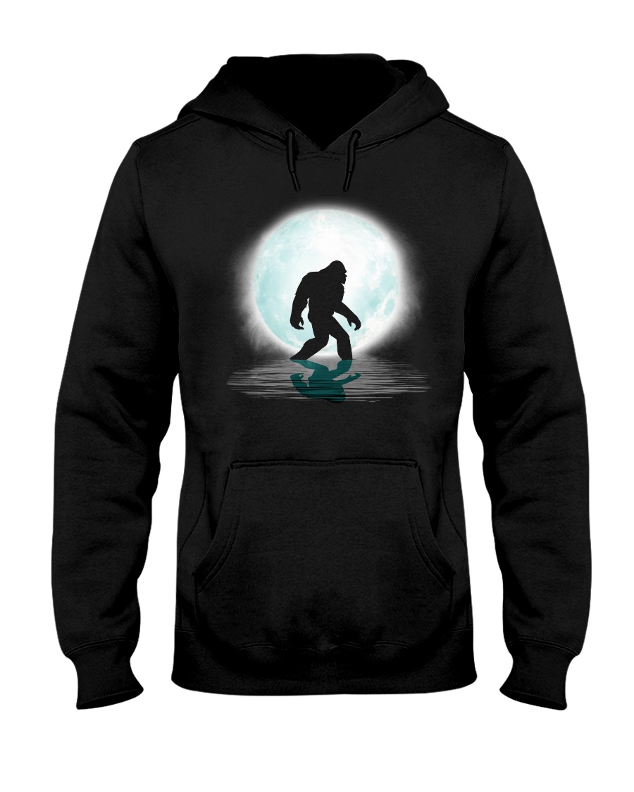 Bigfoot under the moon PT Hooded Sweatshirt