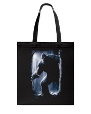 Bigfoot in the dark Tote Bag thumbnail