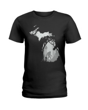 Michigan bigfoot - Year end sale Ladies T-Shirt thumbnail