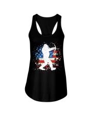 Bigfoot Hunting American Sasquatch Ladies Flowy Tank thumbnail