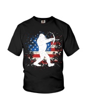 Bigfoot Hunting American Sasquatch Youth T-Shirt thumbnail