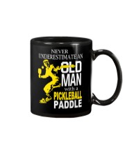 Never Underestimate Old Man with Pickleball Mug thumbnail