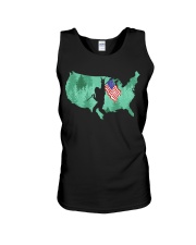 USA - Bigfoot Flag Unisex Tank thumbnail
