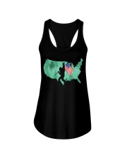 USA - Bigfoot Flag Ladies Flowy Tank thumbnail