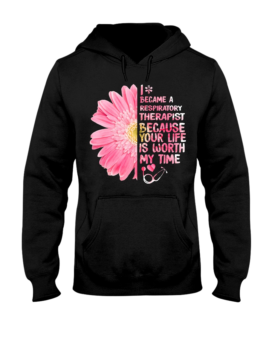 Became Respiratory Therapist Uyen Hooded Sweatshirt
