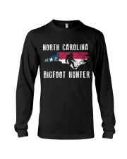 North Carolina Bigfoot Hunter Flag Long Sleeve Tee thumbnail