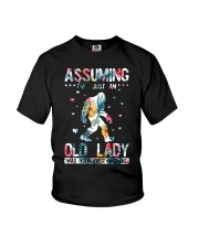 Assuming just an old lady - Bigfoot Youth T-Shirt thumbnail