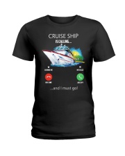 Cruise Ship Is Calling - Year end sale Ladies T-Shirt thumbnail