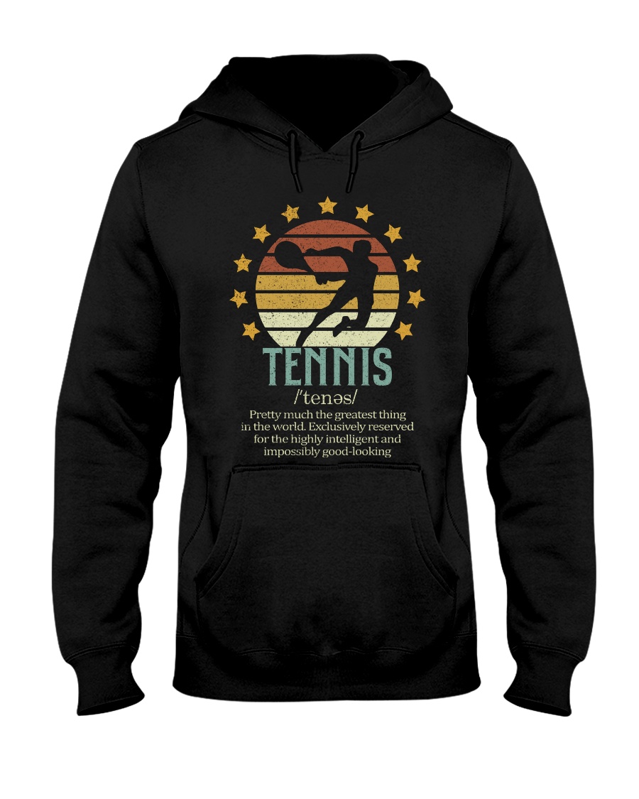 Tennis Dictionary Hooded Sweatshirt