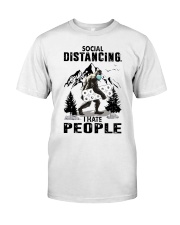 bigfoot distancing hate people Classic T-Shirt thumbnail