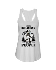 bigfoot distancing hate people Ladies Flowy Tank thumbnail