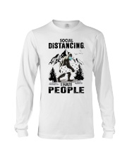 bigfoot distancing hate people Long Sleeve Tee thumbnail