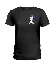New Hampshire - Bigfoot Flag 2 sides Ladies T-Shirt thumbnail