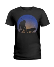 Bigfoot-Wolf Ladies T-Shirt thumbnail