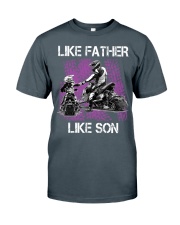 Like father like son snowmobile Classic T-Shirt thumbnail
