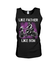 Like father like son snowmobile Unisex Tank thumbnail