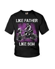 Like father like son snowmobile Youth T-Shirt thumbnail
