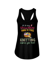 In My Dream World -Knitting Ladies Flowy Tank thumbnail