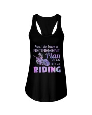 Motorcycle- Retirement Plan 9997 Ladies Flowy Tank thumbnail