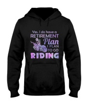 Motorcycle- Retirement Plan 9997 Hooded Sweatshirt front