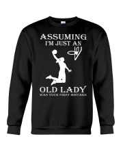 basketball assuming Crewneck Sweatshirt thumbnail
