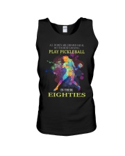 Pickleball - creat equal eighties Unisex Tank thumbnail