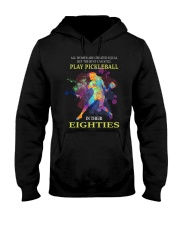 Pickleball - creat equal eighties Hooded Sweatshirt front