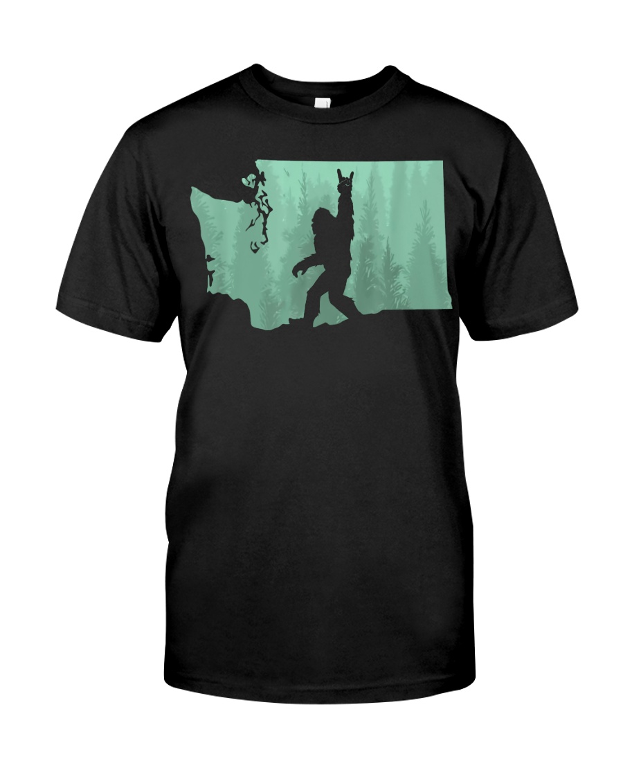 Bigfoot Rock n Roll - Washington Classic T-Shirt