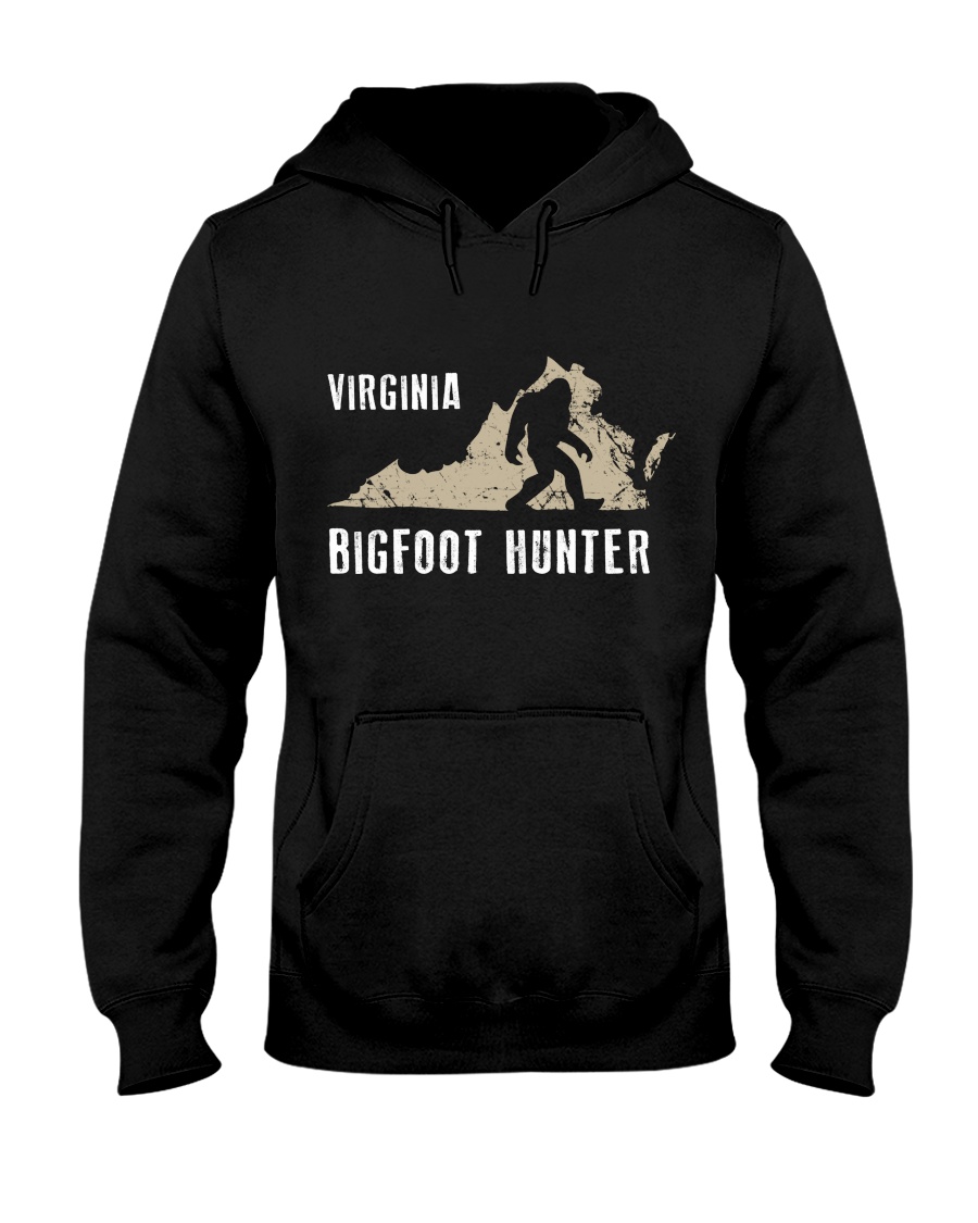 Virginia Bigfoot Hunter Hooded Sweatshirt