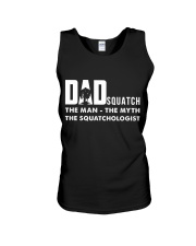 Dad squatch Unisex Tank thumbnail