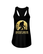 Bigfoot - nobody believes him - Year end sale Ladies Flowy Tank thumbnail