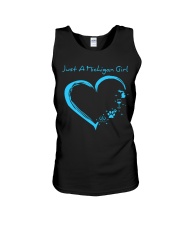 Just A Michigan Girl Blue Unisex Tank thumbnail