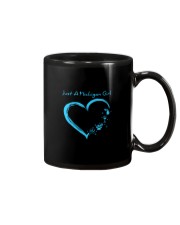 Just A Michigan Girl Blue Mug thumbnail
