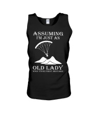 paragliding assuming Unisex Tank thumbnail