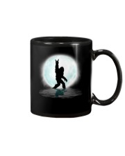 Funny bigfoot hand gesture - two side Mug thumbnail