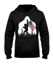 Bigfoot No1 USA flag Hooded Sweatshirt front