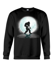 Bigfoot Gun under the moon Crewneck Sweatshirt thumbnail