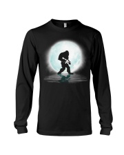 Bigfoot Gun under the moon Long Sleeve Tee thumbnail