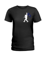 Pennsylvania - Bigfoot Flag 2 sides Ladies T-Shirt thumbnail