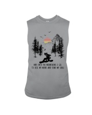 Snowboard And into the mountains I go 9997 Sleeveless Tee thumbnail