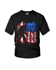 Dude I'm Right Here USA Flag Youth T-Shirt thumbnail