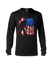 Dude I'm Right Here USA Flag Long Sleeve Tee thumbnail