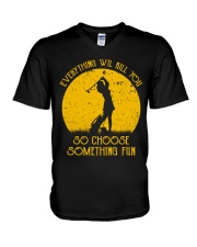 Choose something fun gofl V-Neck T-Shirt thumbnail