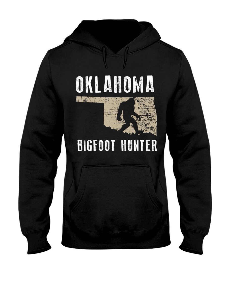 Oklahoma Bigfoot Hunter Hooded Sweatshirt