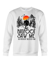 Bigfoot Saw Me 2 sale Crewneck Sweatshirt thumbnail