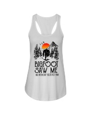 Bigfoot Saw Me 2 sale Ladies Flowy Tank thumbnail