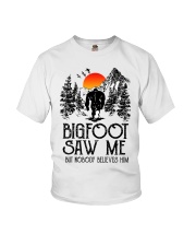 Bigfoot Saw Me 2 sale Youth T-Shirt thumbnail